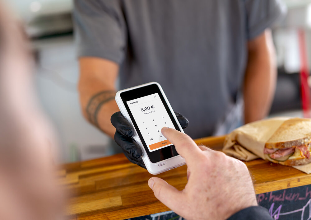 DISH Pay Now betaalautomaat + docking