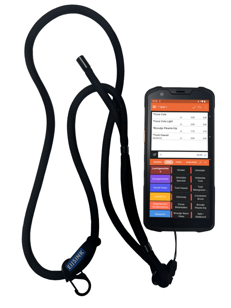 Draagkoord Eijsink tbv handheld